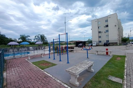 Área comum de apartamento para alugar com 2 quartos, 42m² em Parque Sao Vicente, Belford Roxo