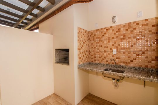 Área comum - Churrasqueira de apartamento à venda com 2 quartos, 50m² em Parque Santa Fé, Porto Alegre