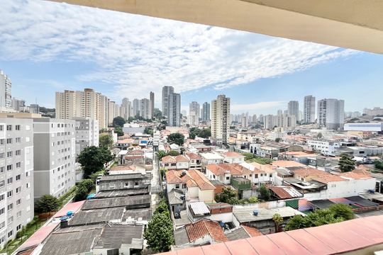 Varanda da Sala de apartamento para alugar com 1 quarto, 48m² em Santana, São Paulo