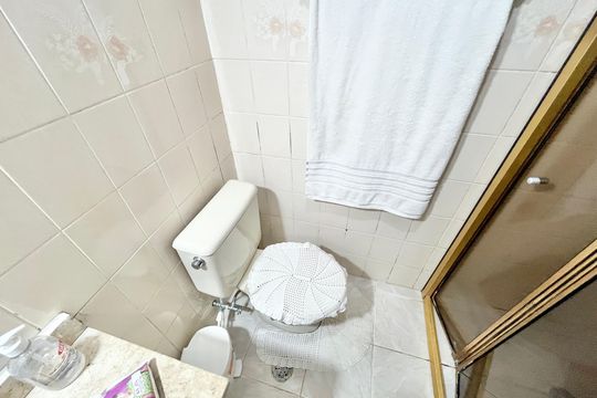 Banheiro de apartamento para alugar com 1 quarto, 48m² em Santana, São Paulo