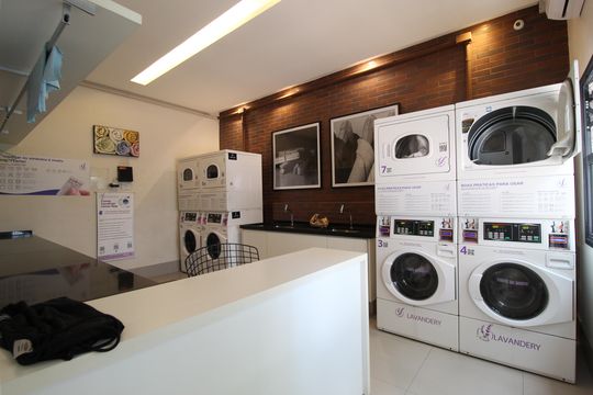 Área Comum - Lavanderia de apartamento à venda com 1 quarto, 41m² em Vila Nova Conceição, São Paulo