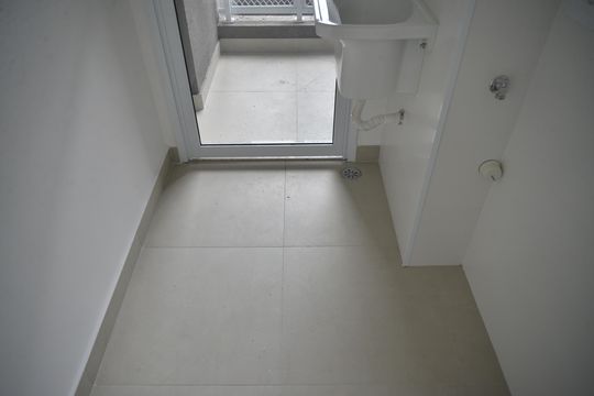 Área de Serviço de apartamento à venda com 3 quartos, 94m² em Vila Valparaíso, Santo André