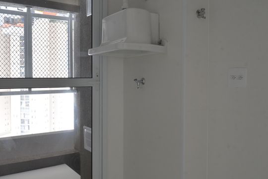 Área de Serviço de apartamento à venda com 3 quartos, 93m² em Vila Valparaíso, Santo André