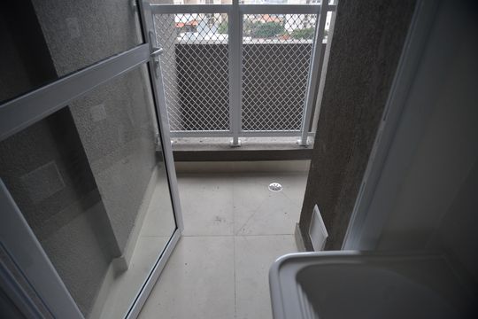 Área de Serviço de apartamento à venda com 2 quartos, 94m² em Vila Valparaíso, Santo André