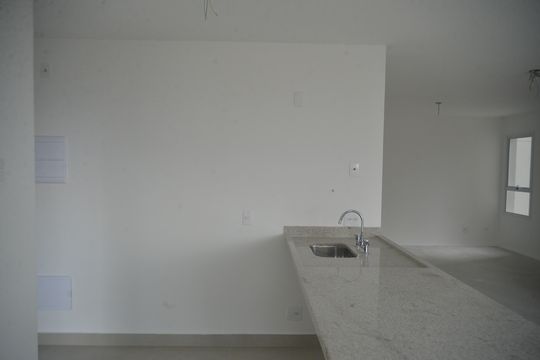 Cozinha de apartamento à venda com 2 quartos, 94m² em Vila Valparaíso, Santo André