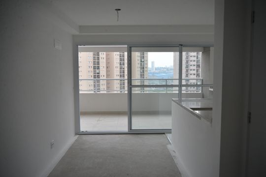 Sala de apartamento à venda com 2 quartos, 94m² em Vila Valparaíso, Santo André