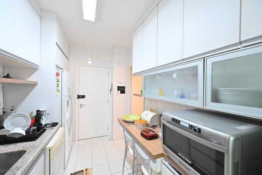 Cozinha de apartamento para alugar com 3 quartos, 123m² em Vila Clementino, São Paulo