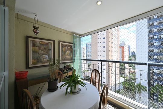 Varanda de apartamento para alugar com 3 quartos, 123m² em Vila Clementino, São Paulo