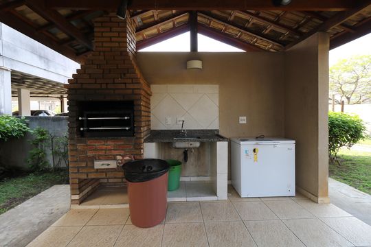 Área Comum - Churrasqueira de apartamento à venda com 2 quartos, 44m² em Jardim Utinga, Santo André