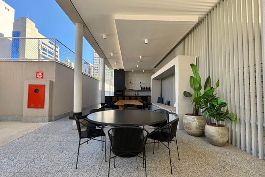 Área comum - Área de Churrasco de apartamento para alugar com 2 quartos, 75m² em Funcionários, Belo Horizonte