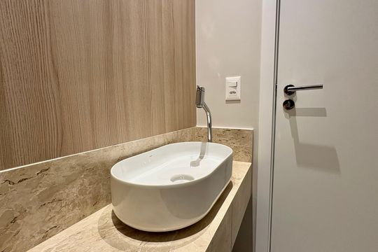 Lavabo de apartamento para alugar com 2 quartos, 75m² em Funcionários, Belo Horizonte