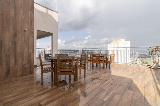 Área comum - Churrasqueira de apartamento à venda com 2 quartos, 46m² em Vila Ré, São Paulo