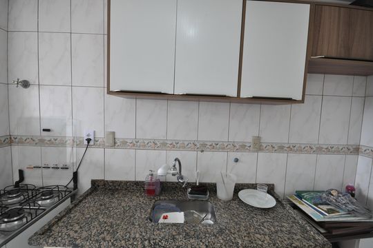 Cozinha de apartamento à venda com 2 quartos, 60m² em Vila Maria Alta, São Paulo