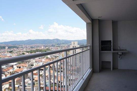 Vista da Sacada de apartamento à venda com 1 quarto, 51m² em Picanço, Guarulhos