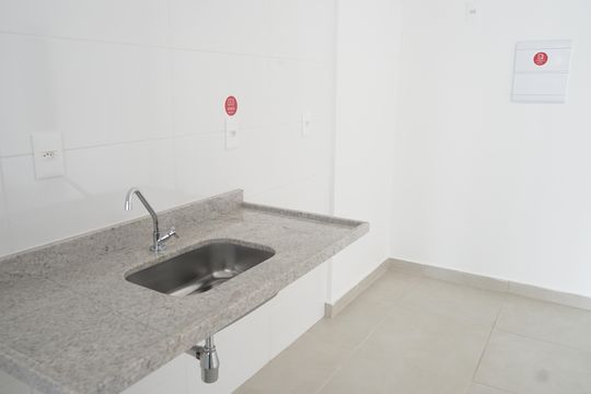 Cozinha de apartamento à venda com 1 quarto, 51m² em Picanço, Guarulhos