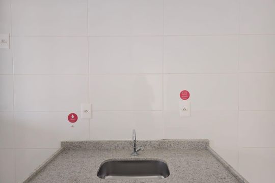 Cozinha de apartamento à venda com 2 quartos, 63m² em Picanço, Guarulhos