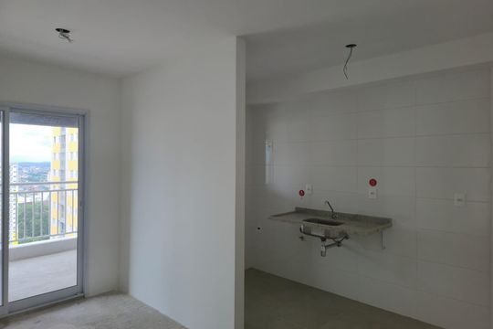 Cozinha de apartamento à venda com 2 quartos, 63m² em Picanço, Guarulhos