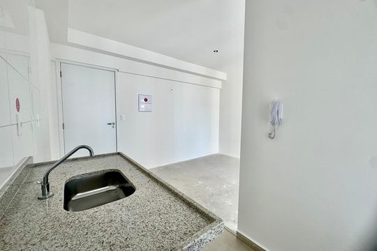 Cozinha de apartamento à venda com 2 quartos, 59m² em Picanço, Guarulhos