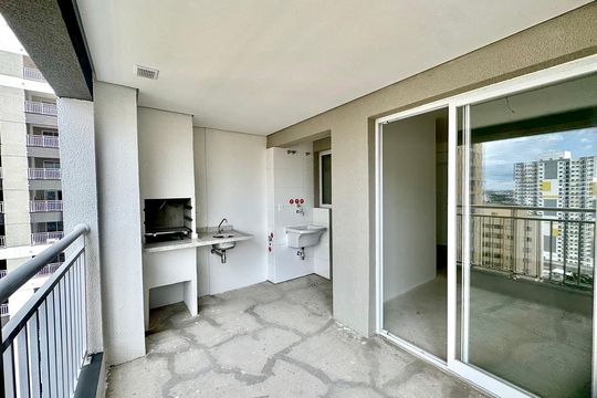 Varanda gourmet de apartamento à venda com 2 quartos, 59m² em Picanço, Guarulhos