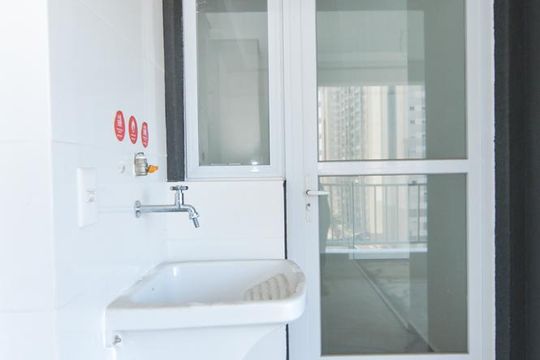 Área de serviço  de kitnet/studio à venda com 1 quarto, 48m² em Picanço, Guarulhos