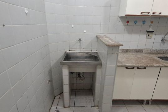 Cozinha e Área de Serviço de apartamento para alugar com 3 quartos, 53m² em Jardim Paulistano, Ribeirão Preto