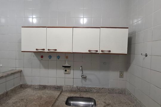 cozinha de apartamento para alugar com 3 quartos, 53m² em Jardim Paulistano, Ribeirão Preto