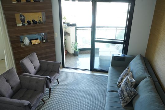 Sala de apartamento à venda com 4 quartos, 138m² em Tatuapé, São Paulo