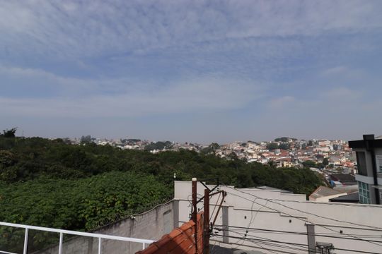 Vista da Varanda da Suíte de casa à venda com 4 quartos, 235m² em Parque Gerassi, Santo André