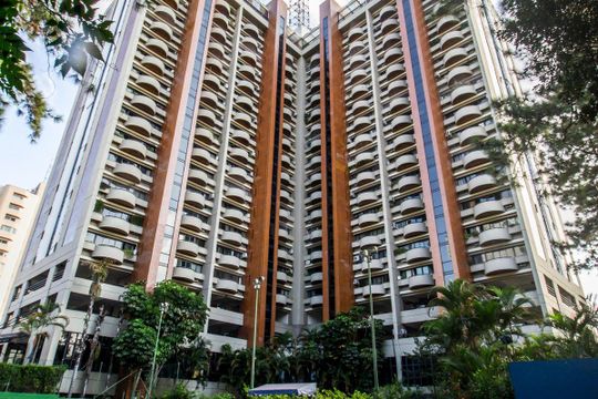 Fachada de apartamento para alugar com 1 quarto, 57m² em Alphaville Industrial, Barueri