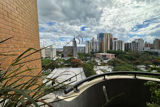 Varanda da Sala de apartamento para alugar com 1 quarto, 57m² em Alphaville Industrial, Barueri