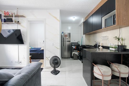 Sala de apartamento à venda com 2 quartos, 35m² em Mooca, São Paulo