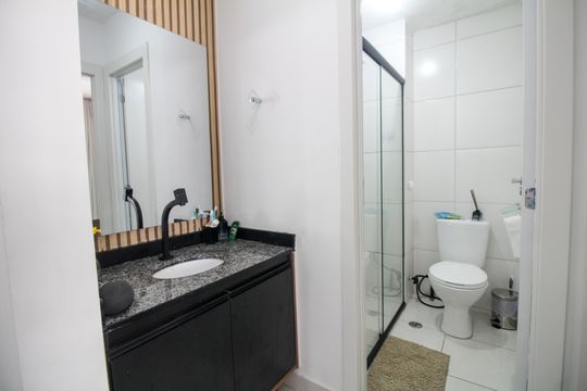 Banheiro de apartamento à venda com 2 quartos, 35m² em Mooca, São Paulo