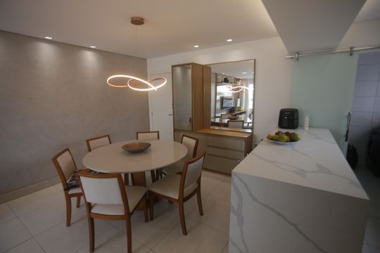 Sala de apartamento à venda com 3 quartos, 81m² em Havaí, Belo Horizonte