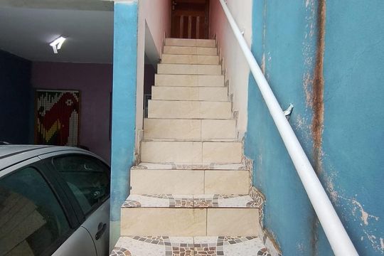 Área externa de casa à venda com 3 quartos, 107m² em Jardim do Mirante, Santo André