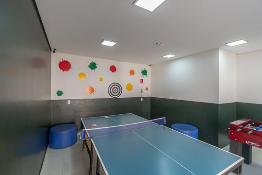 Área comum - Sala de Jogos de apartamento para alugar com 2 quartos, 6m² em Jardim Dulce (nova Veneza), Sumaré