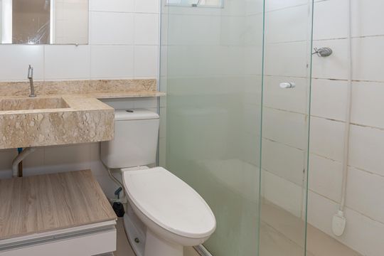 Banheiro da Suíte de apartamento para alugar com 2 quartos, 6m² em Jardim Dulce (nova Veneza), Sumaré