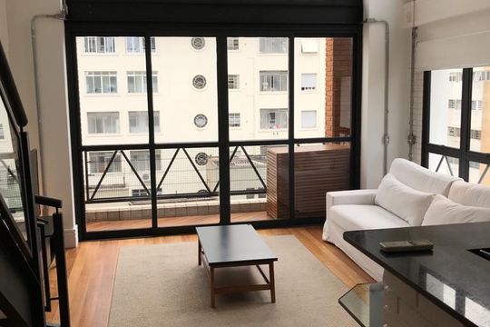Sala de apartamento à venda com 1 quarto, 75m² em Cerqueira César, São Paulo