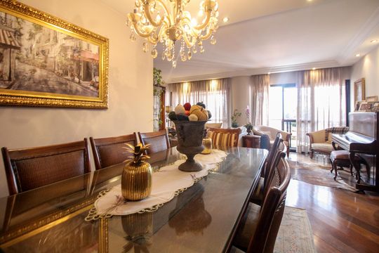 Sala de apartamento à venda com 4 quartos, 186m² em Tatuapé, São Paulo