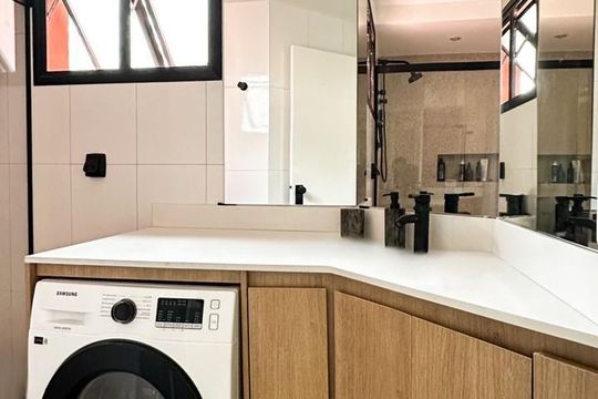 Área de serviço de apartamento à venda com 1 quarto, 50m² em Santa Cecilia, São Paulo