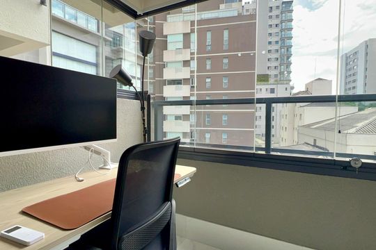 Varanda de kitnet/studio à venda com 1 quarto, 24m² em Perdizes, São Paulo