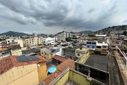 Vista do Terraço de casa à venda com 2 quartos, 100m² em Inhaúma, Rio de Janeiro
