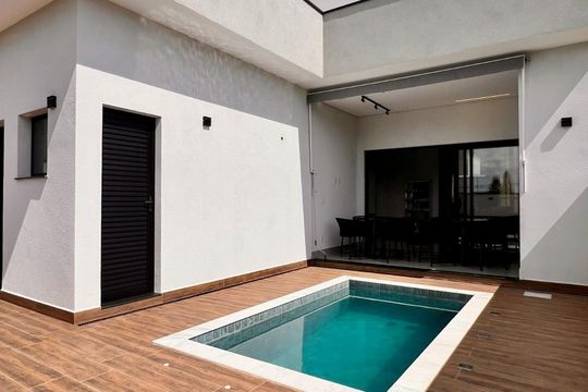 Área externa de casa de condomínio à venda com 3 quartos, 300m² em Jardim America II, Campinas