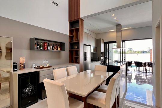 Sala de casa de condomínio à venda com 3 quartos, 300m² em Jardim America II, Campinas