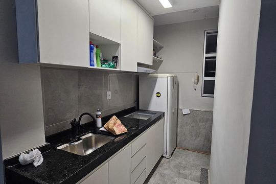 Cozinha de apartamento para alugar com 2 quartos, 50m² em Padre Eustáquio, Belo Horizonte