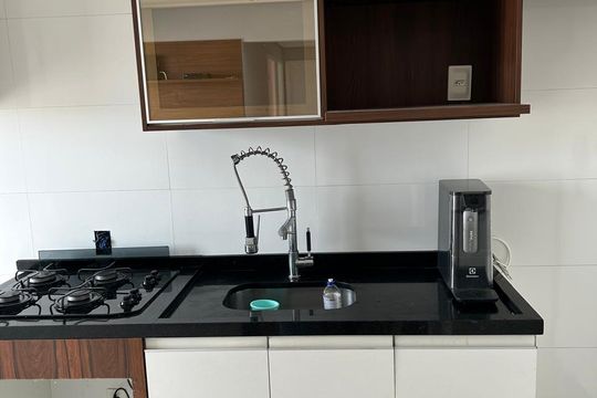Cozinha de apartamento para alugar com 2 quartos, 49m² em São Pedro, Osasco