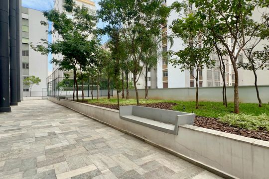 Área comum de apartamento para alugar com 3 quartos, 158m² em Jardim Paulista, São Paulo