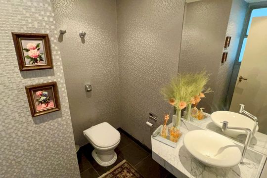 Lavabo de apartamento para alugar com 3 quartos, 158m² em Jardim Paulista, São Paulo
