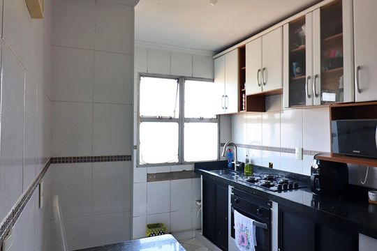 Cozinha  de apartamento à venda com 2 quartos, 60m² em Parque Neide, São Bernardo do Campo