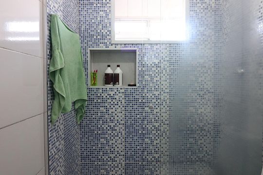 Banheiro Social de apartamento à venda com 2 quartos, 60m² em Parque Neide, São Bernardo do Campo