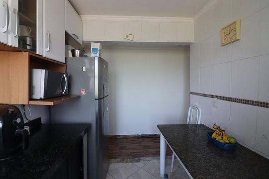 Cozinha  de apartamento à venda com 2 quartos, 60m² em Parque Neide, São Bernardo do Campo